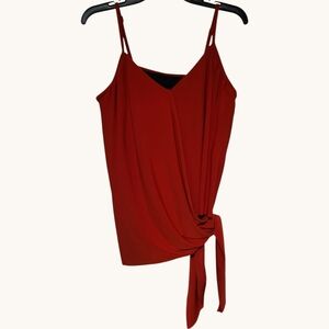 Magicsuit Womens Tankini Side Tie Suimsuit Size 16 Red Adjustable Straps